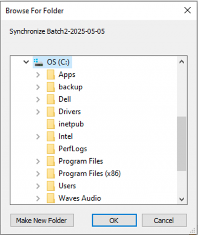 Cyberduck Browse for folder Sync