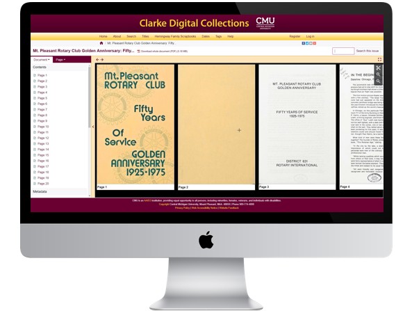 Clarke Digital Collections on Mac