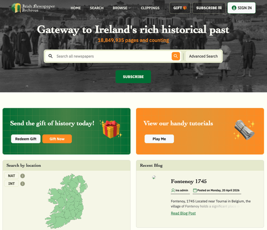 Irish Newspaper Archive