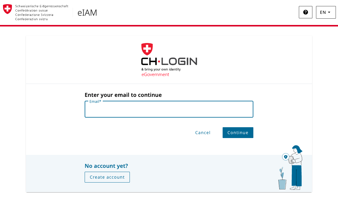 Access to the Swiss collection is facilitated by eIAM