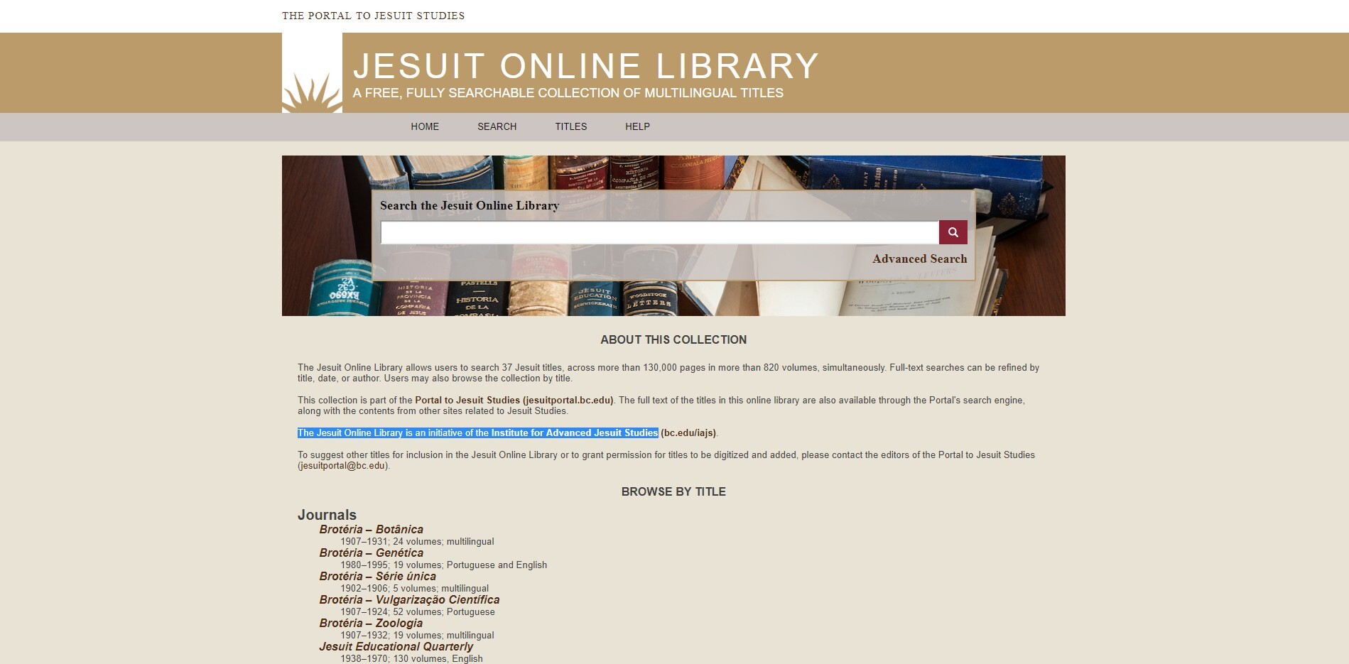 Boston College - Jesuit Online Library