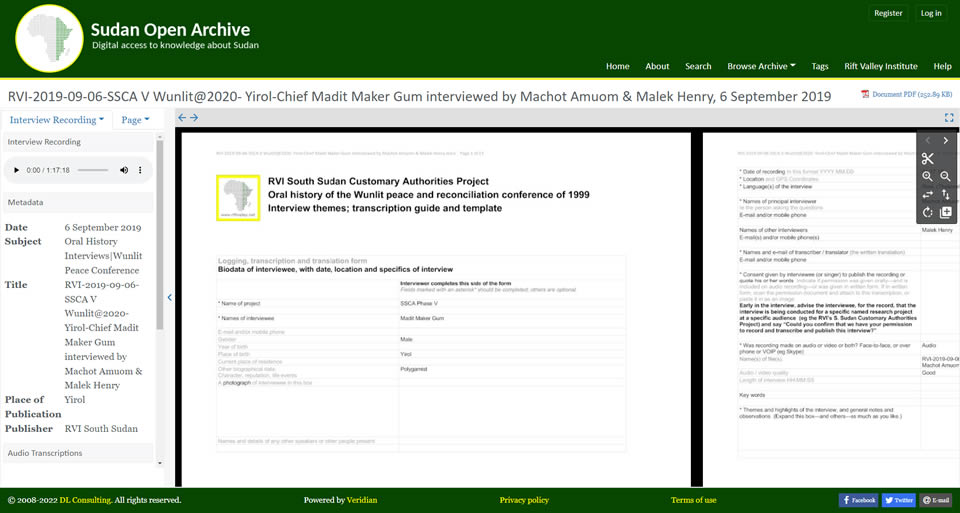 Sudan Open Archive